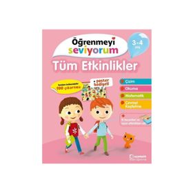 Öğrenmeyi Seviyorum Tüm Etkinlikler 3-4 Yaş - Tudem Yayıncılık