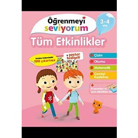 Öğrenmeyi Seviyorum Tüm Etkinlikler 3-4 Yaş - Tudem Yayıncılık