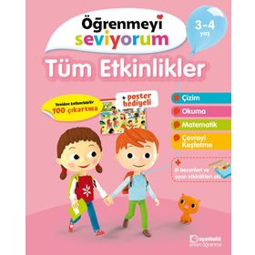Öğrenmeyi Seviyorum Tüm Etkinlikler 3-4 Yaş - Tudem Yayıncılık