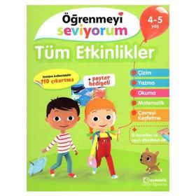 Öğrenmeyi Seviyorum Tüm Etkinlikler 4-5 Yaş - Uçanbalık Yayınları