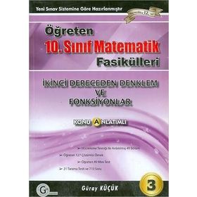Öğreten 10. Sınıf Matematik Fasikülleri - Güray Küçük