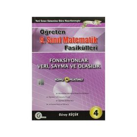 Öğreten 9. Sınıf Matematik Fasikülleri - Fonksiyonlar - Veri, Sayma ve Olasılık Konu Anlatımlı - Güray Küçük