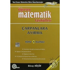 Öğreten Matematik Fasikülleri Çarpanlara Ayırma Gür Yayınları