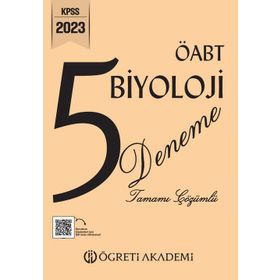 Öğreti Akademi 2023 KPSS ÖABT Biyoloji 5 Deneme