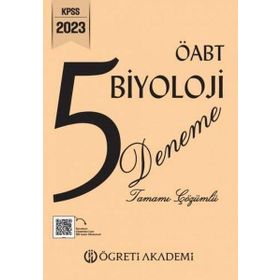 Öğreti Akademi 2023 KPSS ÖABT Biyoloji 5 Deneme
