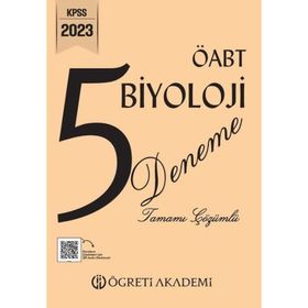 Öğreti Akademi 2023 KPSS ÖABT Biyoloji 5 Deneme
