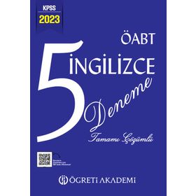 Öğreti Akademi 2023 KPSS ÖABT İngilizce 5 Deneme