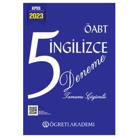 Öğreti Akademi 2023 KPSS ÖABT İngilizce 5 Deneme