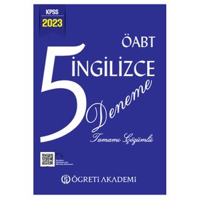 Öğreti Akademi 2023 KPSS ÖABT İngilizce 5 Deneme