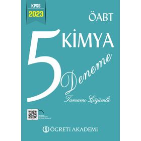 Öğreti Akademi 2023 KPSS ÖABT Kimya 5 Deneme