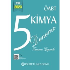 Öğreti Akademi 2023 KPSS ÖABT Kimya 5 Deneme