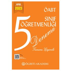 Öğreti Akademi 2023 KPSS ÖABT Sınıf Öğretmenliği 5 Deneme