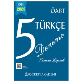 Öğreti Akademi 2023 KPSS ÖABT Türkçe 5 Deneme