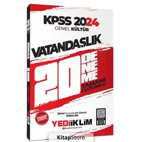 Öğreti Akademi 2024 KPSS Genel Yetenek Genel Kültür Vatandaşlık Tamamı Çözümlü Çıkmış Sorular Roman Boy