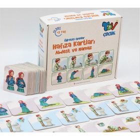 Öğretici Oyunlar Hafıza Kartları Abdest ve Namaz 42 Kart Kolektif - Diyanet Vakfı Yayınları