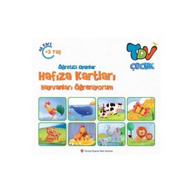 Öğretici Oyunlar Hafıza Kartları Hayvanları Öğreniyorum 48 Kart Kolektif - Diyanet Vakfı Yayınları