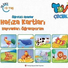 Öğretici Oyunlar Hafıza Kartları Hayvanları Öğreniyorum 48 Kart Kolektif - Diyanet Vakfı Yayınları
