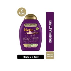 OGX Biotin Collagen 2x385 ml Dolgunlaştırıcı Şampuan