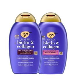 OGX Biotin Kolajen Sülfatsız 2x385 ml Saç Bakım Kremi