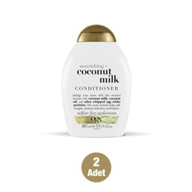 OGX Nemlendirici Besleyici Coconut Milk Nourishing Conditioner 2x385 ml Saç Bakım Kremi