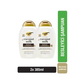 OGX Tüm Saçlar İçin Besleyici 2x385 ML Hindistan Cevizli Şampuan