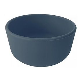 Oioi 1080010 Deep Blue Vakum Tabanlı Kapaklı Kase