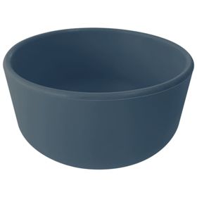 Oioi 1080010 Deep Blue Vakum Tabanlı Kapaklı Kase
