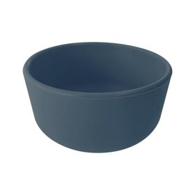 Oioi 1080010 Deep Blue Vakum Tabanlı Kapaklı Kase