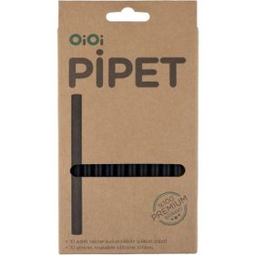 Oioi 10'lu Bitter Black Silikon Pipet