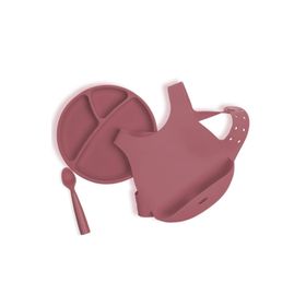 OiOi 3 lü Velvet Rose Silikon Beslenme Seti