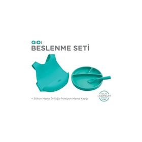 Oioi 3'lü 6+ Ay Yeşil Beslenme Seti