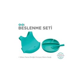 Oioi 3'lü 6+ Ay Yeşil Beslenme Seti