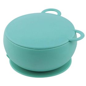 Oioi 6+ Ay Aqua Green Silikon Kapaklı Kase