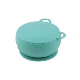 Oioi 6+ Ay Aqua Green Silikon Kapaklı Kase