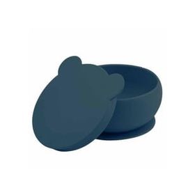 Oioi 6+ Ay Deep Blue Vakum Tabanlı Silikon Kapaklı Kase