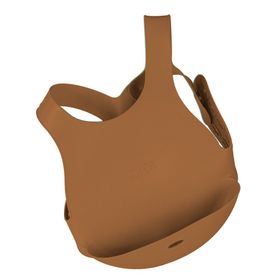 Oioi 6+ Ay Woody Brown Silikon Mama Önlüğü