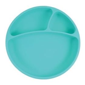 Oioi Aqua Green Porsiyon Vakum Tabanlı Silikon Tabak