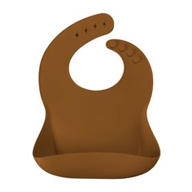 Oioi Basic Silikon Kahverengi Mama Önlüğü