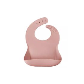 Oioi Basic Silikon Pinky Pink Mama Önlüğü
