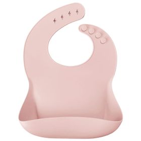 Oioi Basic Silikon Pinky Pink Mama Önlüğü
