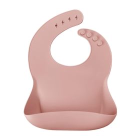 Oioi Basic Silikon Pinky Pink Mama Önlüğü