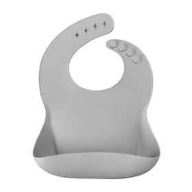Oioi Basic Silikon Powder Grey Önlük