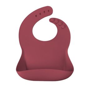Oioi Basic Silikon Velvet Rose Mama Önlüğü