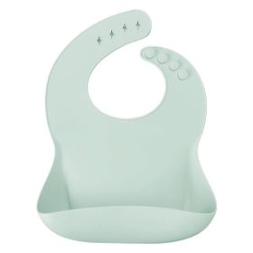 Oioi Basics Önlük Silikon Ayarlanabilir River Green Mama Önlüğü
