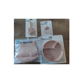 Oioi BLW 4'lü Pinky Pink Beslenme Set