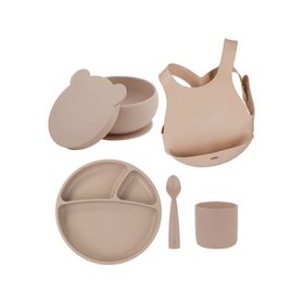 Oioi BLW Bubble Beige 5'li Beslenme Set