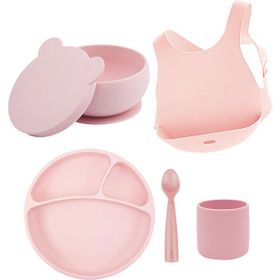 Oioi BLW Pinky Pink 5'li Beslenme Set