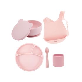 Oioi BLW Pinky Pink 5'li Beslenme Set
