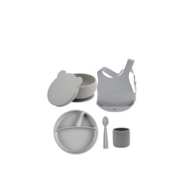 Oioi BLW Powder Grey 5'li Beslenme Set