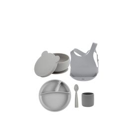 Oioi BLW Powder Grey 5'li Beslenme Set